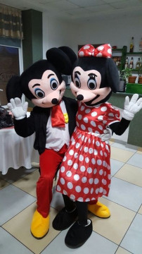 Mascote Mickey Mouse si Minnie
